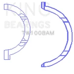 King Engine Crankshaft Thrust Washer Set - For Nissan QR25DE. Fixed Price $29.88.