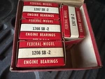 Nos Federal Mogul 1946-1950 Kaiser Frazer Cyl. Engine Main Bearings .002 Under. Fixed Price $59.95.