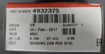 Oem Cummins 4932375 Connector Rod Bearing 3C. Fixed Price $39.99.