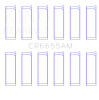 King Engine Bearings KNGCR6655AM025 Mazda JE39. Fixed Price $65.15.