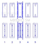 King Engine MB5801SM0.5 Main Set For Bmw N63. Fixed Price $175.99.