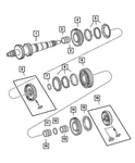 Genuine Mopar Needle Bearing 5096453AA. Fixed Price $33.40.