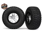 Traxxas 6873 Bfgoodrich Mud T/a Tires, Sct Split-spoke Wheels, Chrome New. Fixed Price $21.95.