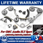 Timing Chain Kit 4VVT Cam Gear Phasers For 2007-19 Gmc Chevy Cadillac 3.0 3.6. Fixed Price $379.99.