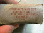 Nos Ford EAG-6331-H Rear Main Crankshaft Bearing Std. Blue Size .0962-.0967. Fixed Price $11.99.