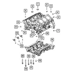 For Jeep Grand Cherokee 2014-2019 Engine Crankshaft Main Bearing Cap Bolt. Fixed Price $12.51.