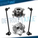 4PC Front Wheel Bearing And Hubs Sway Bar Links For Nissan Rogue Sport Qashqai. Fixed Price $116.45.