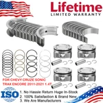 Pistons & Rings Bearing Kit For 2011-21 Chevy Cruze Sonic Trax Buick Encore 1.4T. Fixed Price $99.99.