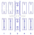 King Engine Crankshaft Main Bearing Set - Fits Mitsubishi 4G12. Fixed Price $74.29.
