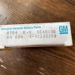 Genuine Gm Nos Main Bearing Part # 12332568. Fixed Price $40.00.