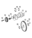 Genuine Mopar Thrust Bearing Upper 68005567AA. Fixed Price $31.16.
