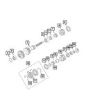 Genuine Mopar Bearing 68317402AA. Fixed Price $202.00.