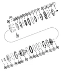 Genuine Mopar Thrust Bearing 68226162AA. Fixed Price $15.89.