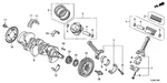 New Genuine Honda Engine Connecting Rod Bearing (2016-2022) Oe 13211R70D01. Fixed Price $34.65.