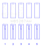 King Engine Bearings MB5287AM Main. Fixed Price $52.59.