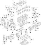 Genuine Volkswagen Bearing 06H-105-561-J-SWA. Fixed Price $71.31.