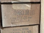 Original Federal Mogul Bearings 4980M-10 Cat Diesel 3150 3160 3208. Fixed Price $120.00.
