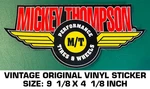 Mickey Thompson Performance Tires & Wheels-vintage Original Vinyl Decal Sticker. Fixed Price $9.45.