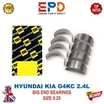 Hyundai Grandeur H-1 Optima Kia G4KC 2.4L Petrol Conrod Bearing Set 0.25 Tdc New. Fixed Price $65.42.