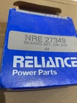 New Bearing Set C/r .010 Jm Reliance Power Parts Nre 27349. Fixed Price $10.29.