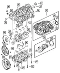 Genuine Mopar Crankshaft Bearing Package 5066738AB. Fixed Price $23.35.