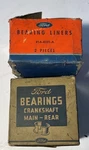 New 2 Sets 1939-48 Ford Flathead Main Bearing 81A-6331-A. Fixed Price $95.00.