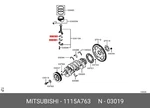Genuine Oe Bearing Connecting Rod 1115A763 For Mitsubishi 1115-A763. Fixed Price $9.90.