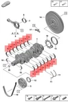 Genuine Porsche 992 Cayman GT3 GT4 Crankshaft Bearing Yellow 0PB105591N. Fixed Price $130.17.