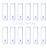 King Engine KNGCR6834AM0.75 Connecting Rod Set Chrysler 3.3 3.8. Fixed Price $64.53.