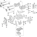 Genuine Mercedes-benz Engine Crankshaft Main Bearing 642-033-19-01-54. Fixed Price $19.14.