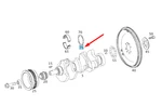 Mercedes-benz Ml W166 Crankshaft Thrust Washer, Upper Half, A2760331862. Fixed Price $13.40.