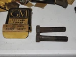 1950 - 1954 Pontiac P/8 Bolt, Crankshaft Bearing Cap Rear Gm 513509 Oem Box Of 2. Fixed Price $50.00.