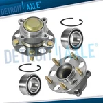 4PC Rear Wheel & Hubs + Front Bearings For Acura Tlx Honda Accord. Fixed Price $150.77.