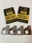 Set Nos 1938-62 Gm Corvette Crankshaft Rear Main Bearing Cap Shims Cyl 3703648. Fixed Price $17.95.