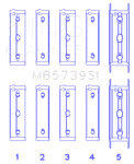 King Engine Bearings MB5739SI. Fixed Price $112.66.