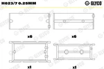 Glyco H023/7 0.25 Mm Crankshaft Bearing For Alpina, Bertone, Bmw, (brilliance),. Fixed Price $110.88.