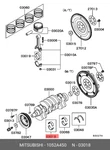 Genuine Oe Crankshaft Bearings 1052A450 For Mitsubishi 1052-A450. Fixed Price $23.10.