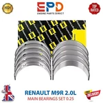 Qashqai Primster Renault Laguna Talisman M9R 2.0 Diesel Main Bearing 0.25MM Tdc. Fixed Price $65.67.