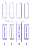 King Engine MB4272SI0.25 Main Set For Holden Alloytec 175, 190. Fixed Price $50.19.
