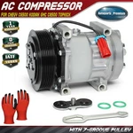 Ac Compressor With Clutch For Chevrolet C6500 Kodiak Gmc C8500 Topkick V8 8.1L. Fixed Price $143.39.