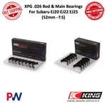 King Racing Rod & Main Bearings Xpg .026 For Subaru EJ20 EJ22 EJ25 (52MM - F:5). Fixed Price $140.43.