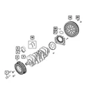 Genuine Mopar Crankshaft Upper Bearing 68440250AA. Fixed Price $25.65.