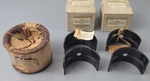 New 1936-38 Ford Flathead V8 Main Bearing Set 68-6333-CRP 68-6331-C .010 LV7 Fd. Fixed Price $214.99.