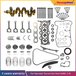 Engine Overhaul Rebuild & Timing Chain Kit For Hyundai Tucson Kia Soul G4NC 2.0L. Fixed Price $309.99.