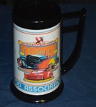 1999 Street Rod Nationals Kalamazoo Michigan Nsra 12TH Annual Beer Mug 6.5" Inch. Fixed Price $11.69.