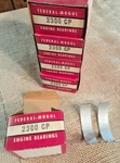 1960'S Ford 332 352 390 406 427 Connect Rod Bearings Std Federal-mogul 2300 Nos. Fixed Price $120.00.