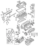 Genuine Mitsubishi Bearings 1115A102. Fixed Price $46.25.