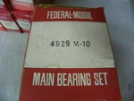 Federal Mogul 4929M-10 Main Bearing Set 1965-1982 Chevrolet V8 .010 Nors. Fixed Price $65.95.