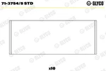 Glyco 71-3754/5 Std Connecting Rod Bearing For Renault, Volvo. Fixed Price $61.11.