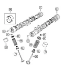 Genuine Mopar Camshaft Bearing 5047008AA. Fixed Price $25.95.